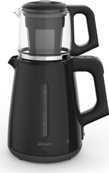 Arzum Ar3061 Çaycı Çay Makinesi - Siyah