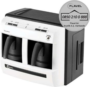 Flavel FLV200 Türk Kahvesi Makinesi Beyaz Cıftlı- Arçelik Servis Garantili