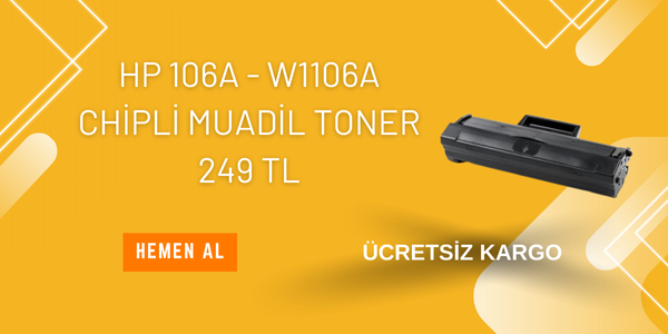 Hp 106A-W1106A Chipli Muadil Toner