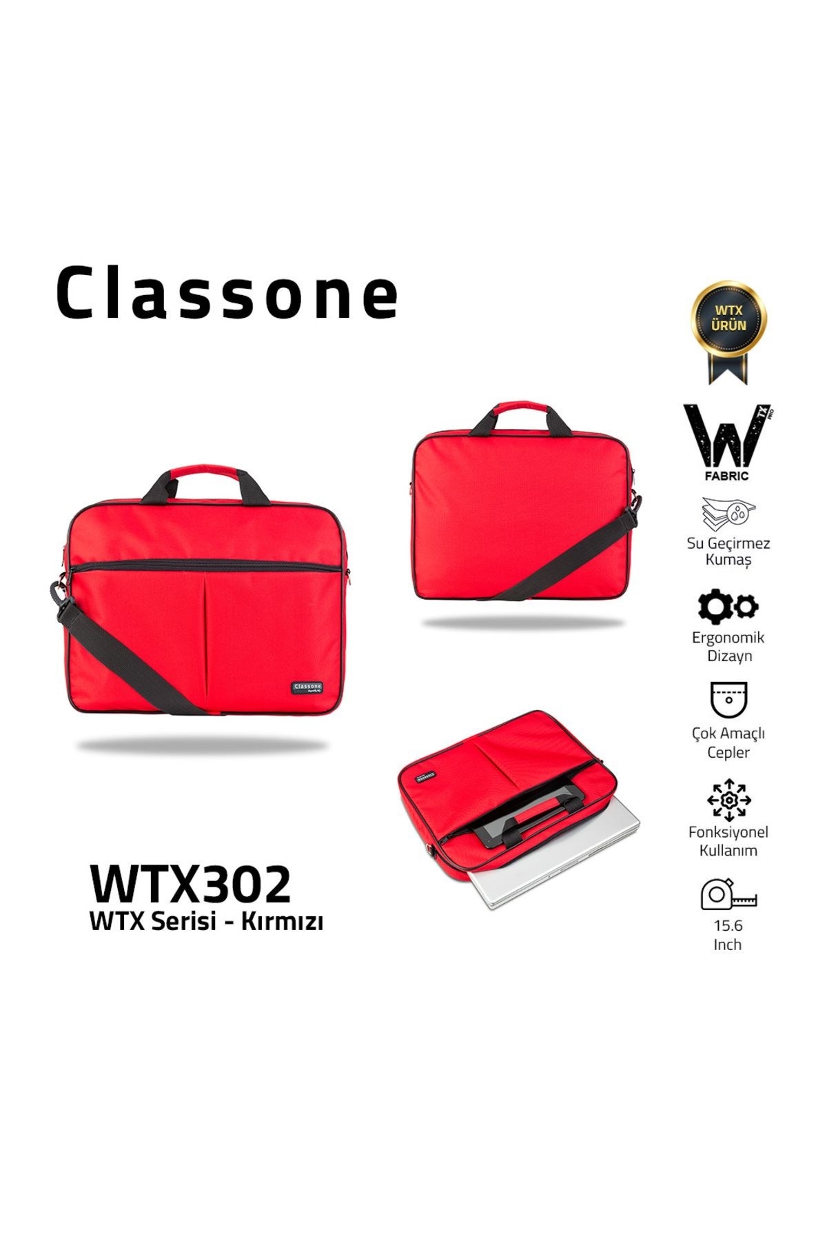 Classone%20WTX302%20Wtxpro%2015.6%20Inch%20Su%20Geçirmez%20Kumaş