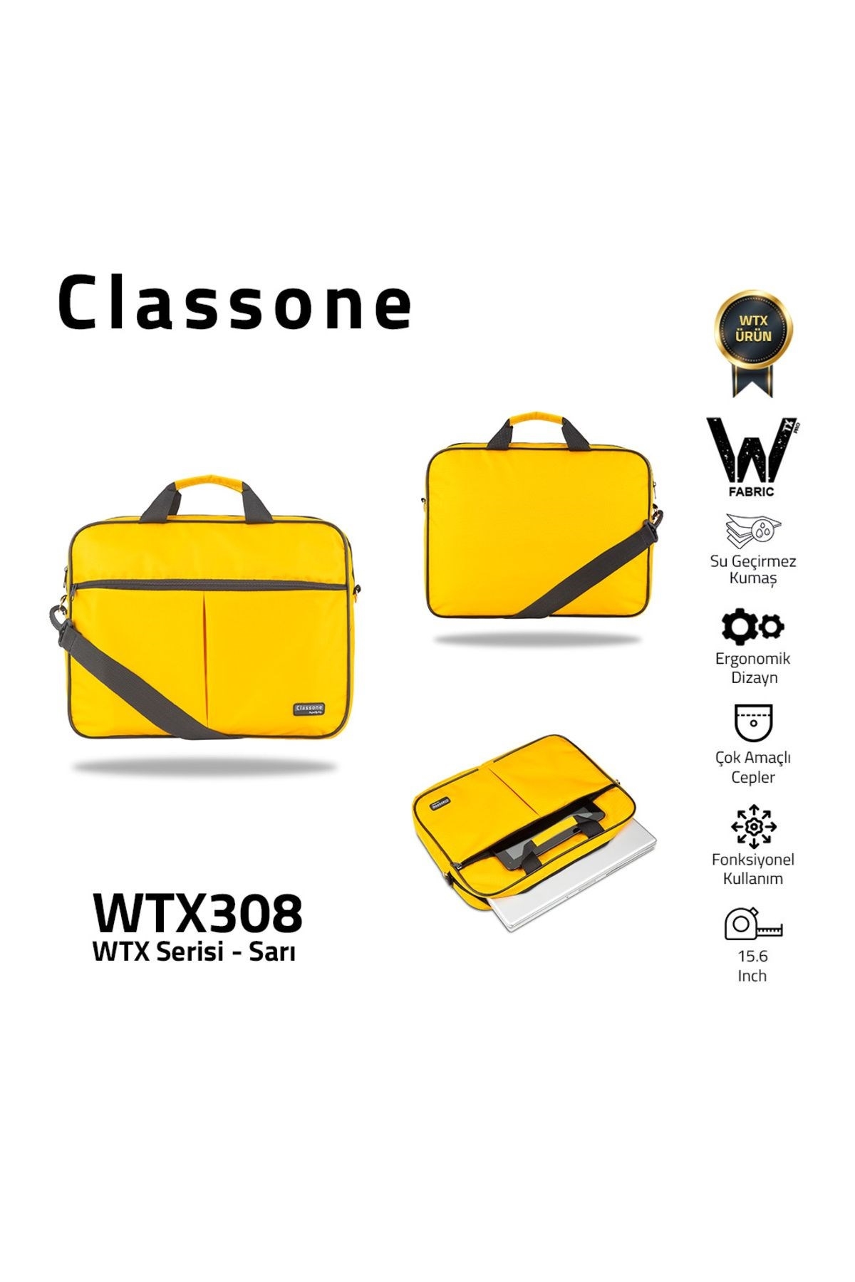 Classone%20WTX308%20Wtxpro%2015.6%20Inch%20Su%20Geçirmez%20Kumaş